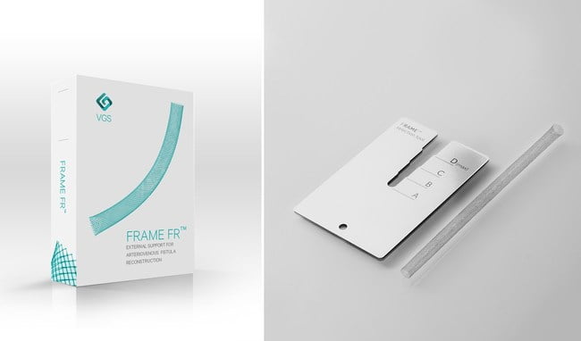 Vascular Graft Solutions Announces CE Mark Approval for Frame FR External Support for AV Fistula Repair