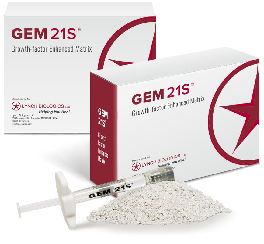 LYNCH Biologics Relaunches GEM21S Dental Biomaterial