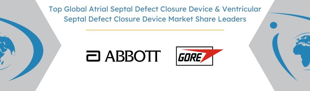 Top Global Atrial Septal Defect Closure Device & Ventricular Septal Defect Closure Device Market Share Leaders - iData Research